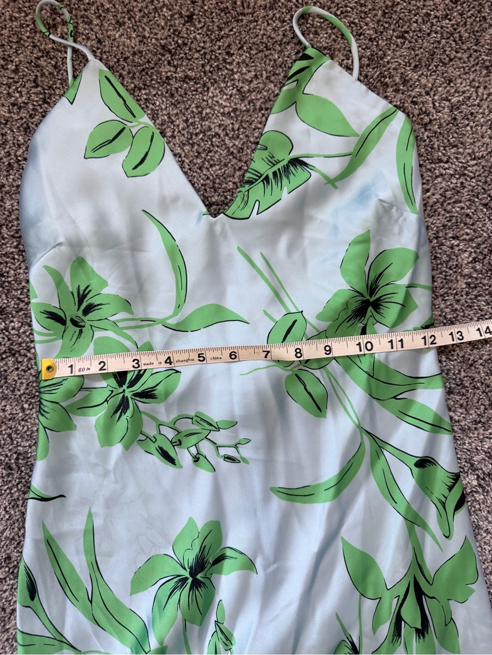 Ramy Brook Light Blue Floral Backless Slip Maxi Dress - Picture 10 of 10
